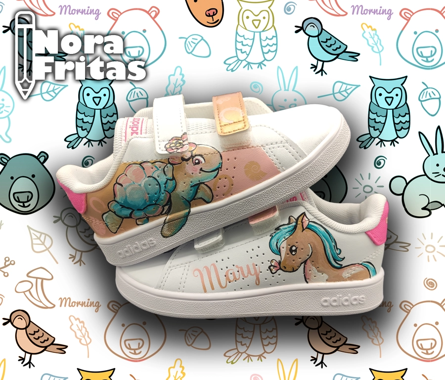 Baskets personnalisées Animaux