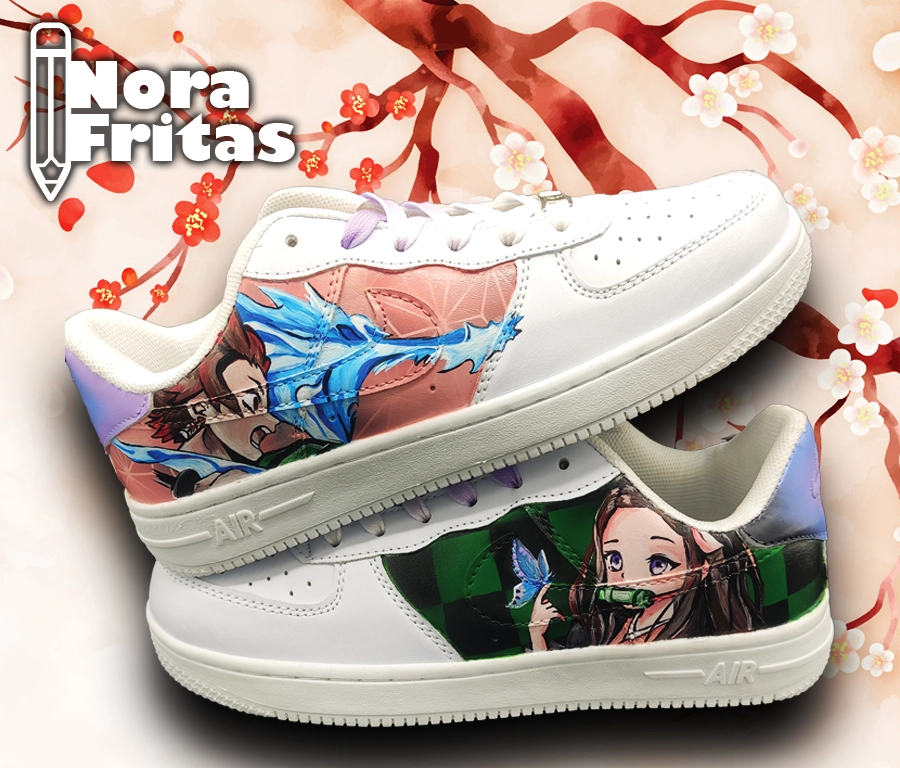 Baskets personnalisées Demon slayer