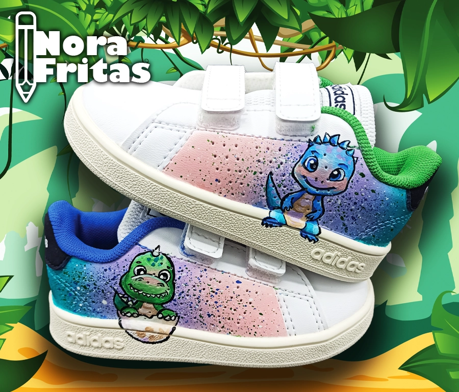 Custom Baskets Dinosaures