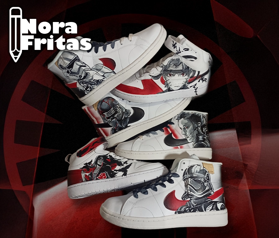 Custom baskets starwars naruto