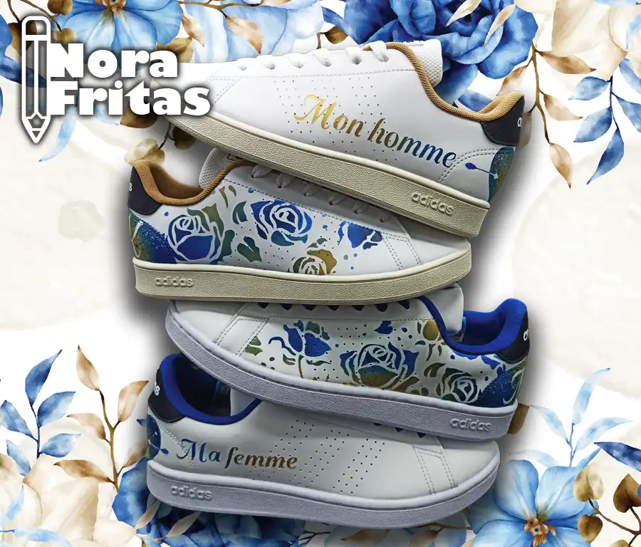 Custom Baskets de mariage avec roses