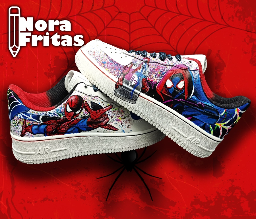 Baskets personnalisées Spiderman