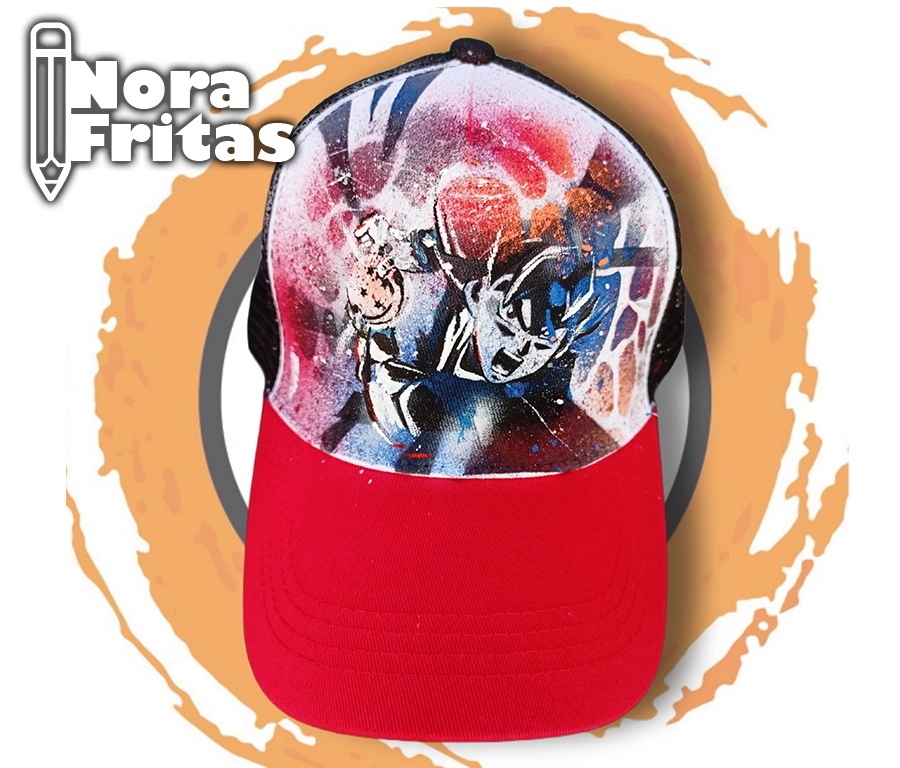 Custom casquette dbz goku